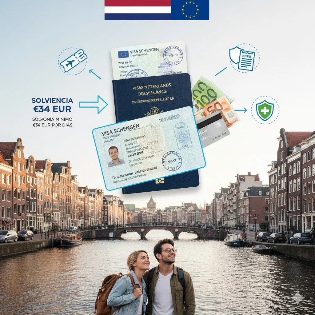 Requisitos para Viajar a Países Bajos (Holanda) 2025