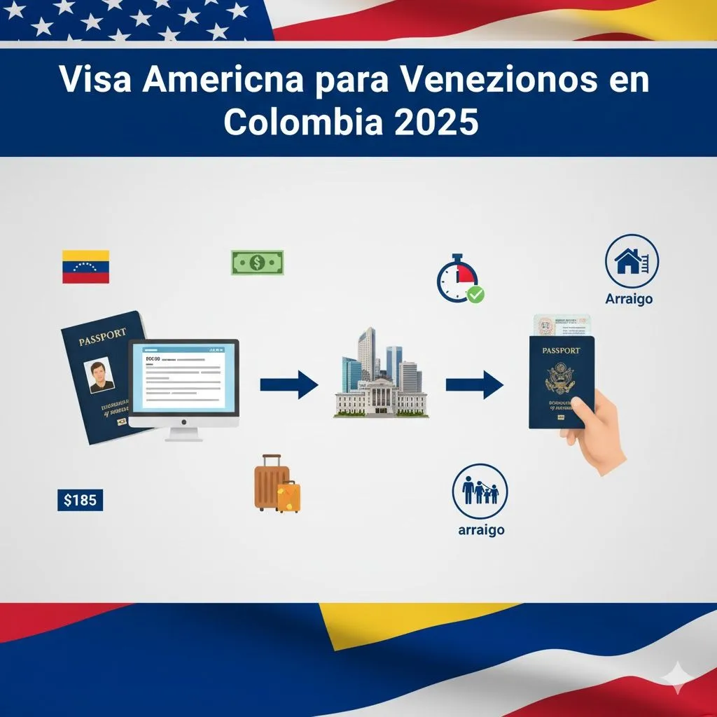isa Americana para Venezolanos en Colombia 2025