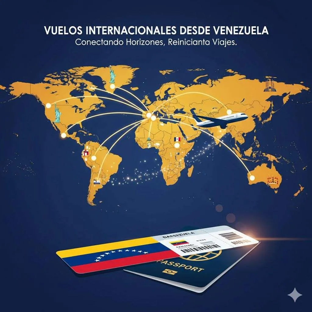 vuelos internacionales desde venezuela